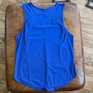 Lululemon Sculpt Tank ~Sz 6 Blue Blazer Tone